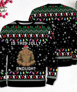Bigfoot Is This Jolly Enough Ugly Sweater