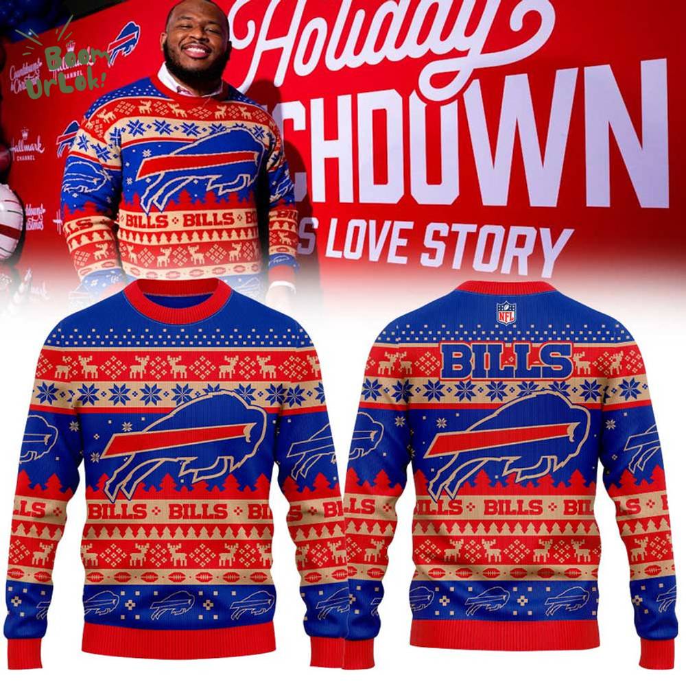 B Bills Holiday Combo Ugly Sweat B Bills Holiday Combo Ugly Sweat