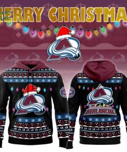 Colorado Avalanche 2025 Merry Christmas Hoodie