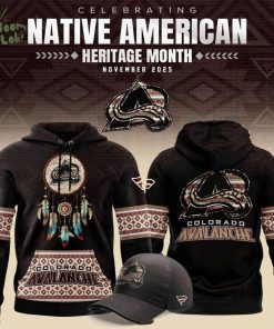 Colorado Avalanche Native American Heritage 2025 Hoodie