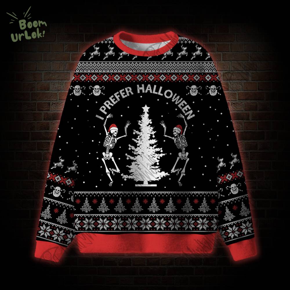 I Prefer Halloween Ugly Sweat I Prefer Halloween Ugly Sweat