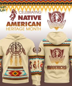 Limited Edition Dallas Mavericks Native American Heritage Hoodie 2025