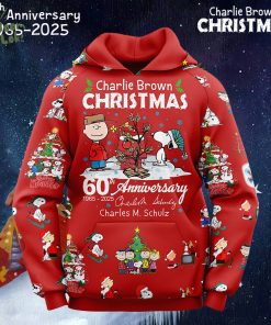 Charlie Brown Christmas -60th Anniversary (1965-2025)-3D Unisex Hoodie