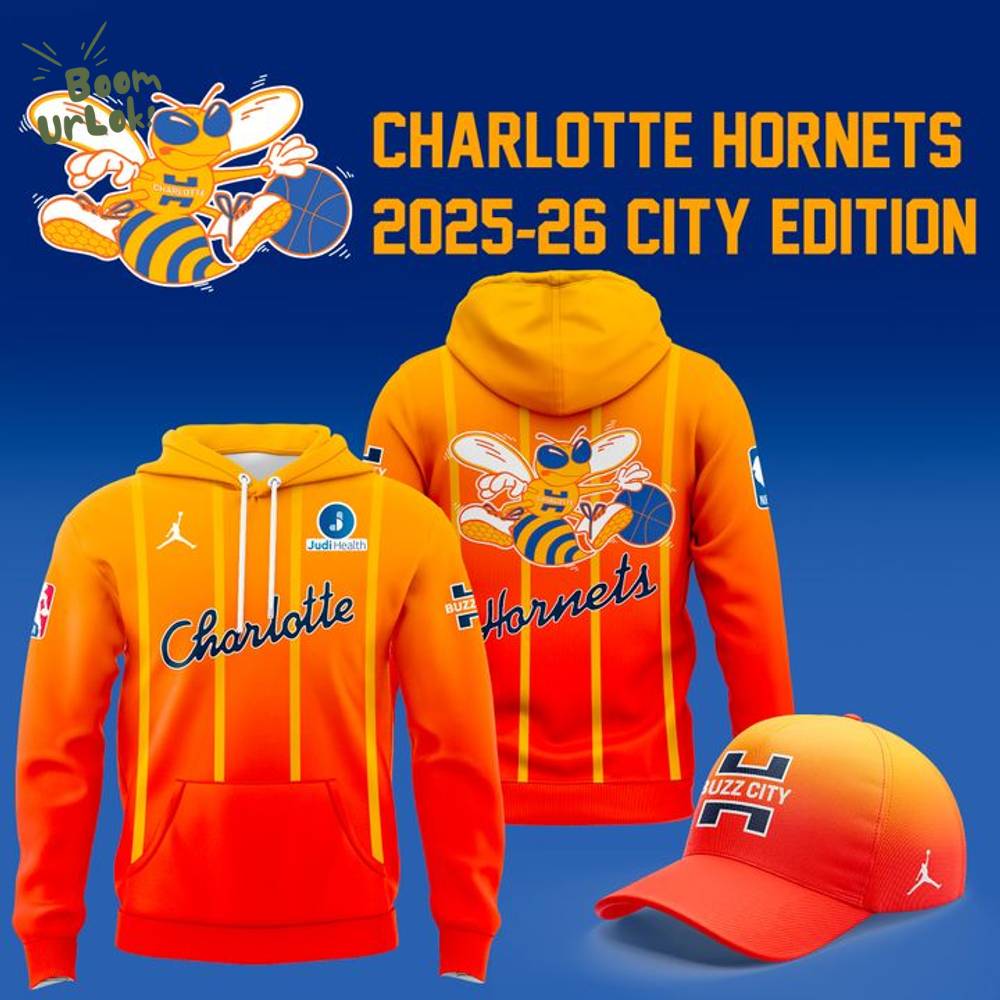 Charlotte Hornets 2025-26 City Edition Hoodie Charlotte Hornets 2025-26 City Edition Hoodie