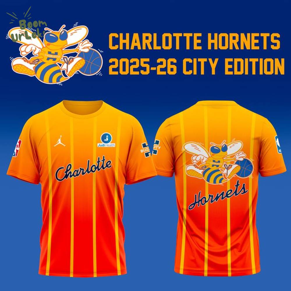 Charlotte Hornets 2025-26 City Edition T-Shirt Charlotte Hornets 2025-26 City Edition T-Shirt