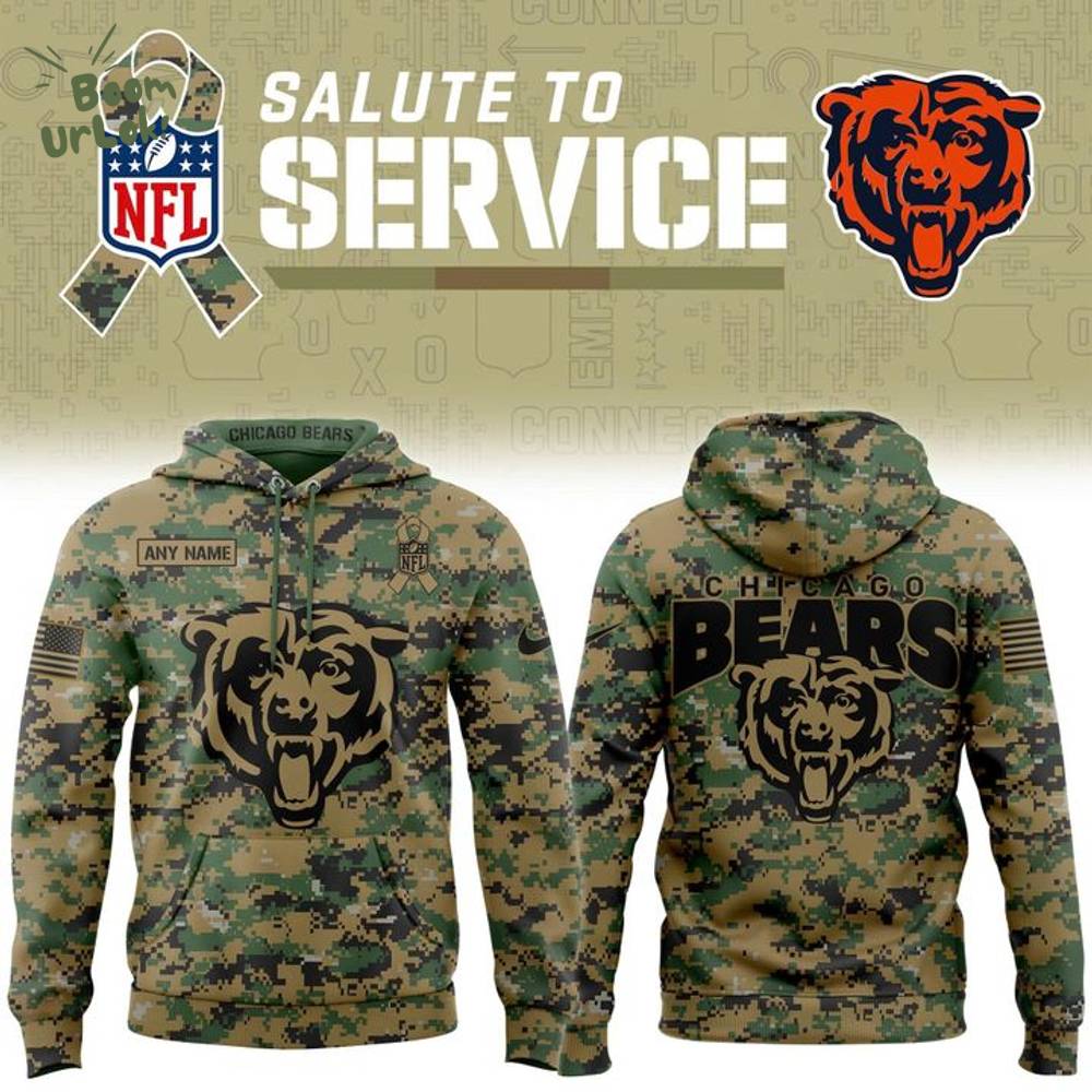 Chicago Bears '' Salute to Service '' 2025 Special Hoodie(Custom) Chicago Bears '' Salute to Service '' 2025 Special Hoodie(Custom)