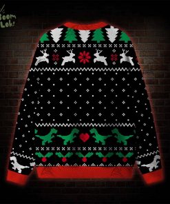 Christmas Dinosaur Ugly Sweatshirts