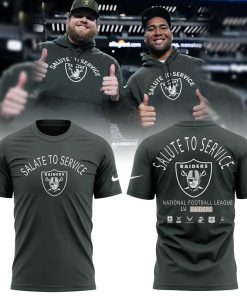 LV.Raiders 2025 Salute to Service Combo Shirt