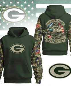 Green Bay Packers Military Camo Hoodie – Defend The Honor Go Pack