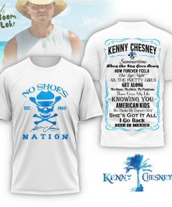 Kenny Chesney No Shoes Nation T-Shirt – Summertime When The Sun Goes Down Country Music Tee