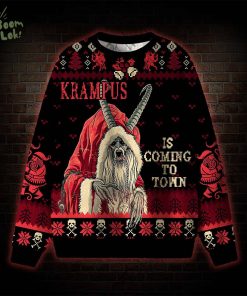 Krampus is Coming to Town Ugly Sweatshirts