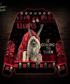 Krampus is Coming to Town Ugly Sweatshirts