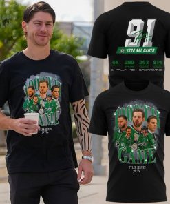 Limited Edition Dallas Stars Tyler Seguin 1000th Game Tshirt