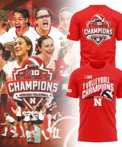 Limited Edition HuskerVB 2025 Champions Tshirt