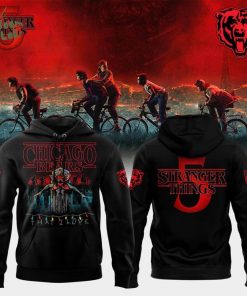 Limited Editions Chicago Bears x Stranger Things Special Hoodie 2025