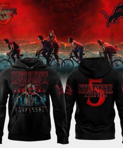Limited Editions Detroit Lions x Stranger Things Special Hoodie 2025