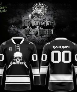 Limited Editions Green Bay Gamblers HEAVY METAL NIGHT JERSEYS