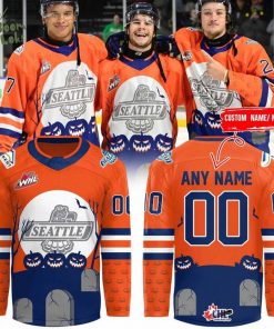 Limited edition Seattle Thunderbirds x 2025 Halloween Night Jerseys