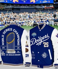 Los Angeles Dodgers World Series Champions 2025 Baseball Jacket