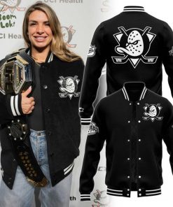 Mackenzie Dern X NFL Anaheim Ducks Bomber Jacket