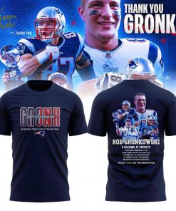 New England Patriots “Thank You Rob Gronkowski” Limited T-shirt