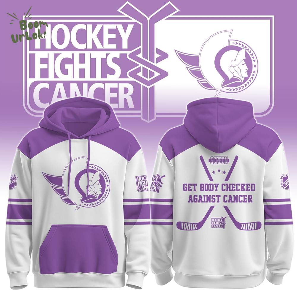 OS x Hockey Fights Cancer Hoodie 2025 White OS x Hockey Fights Cancer Hoodie 2025 White