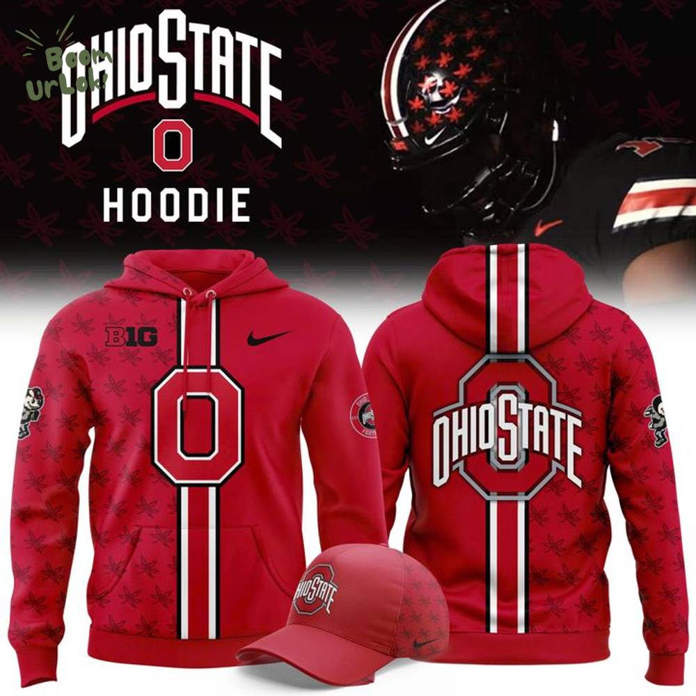 Ohio State Buckeyes Hoodie 2025-Red Ohio State Buckeyes Hoodie 2025-Red