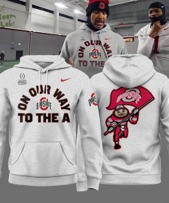 Ohio State Buckeyes “ON OUR WAY TO THE A” Limited Edition Combo Hoodie