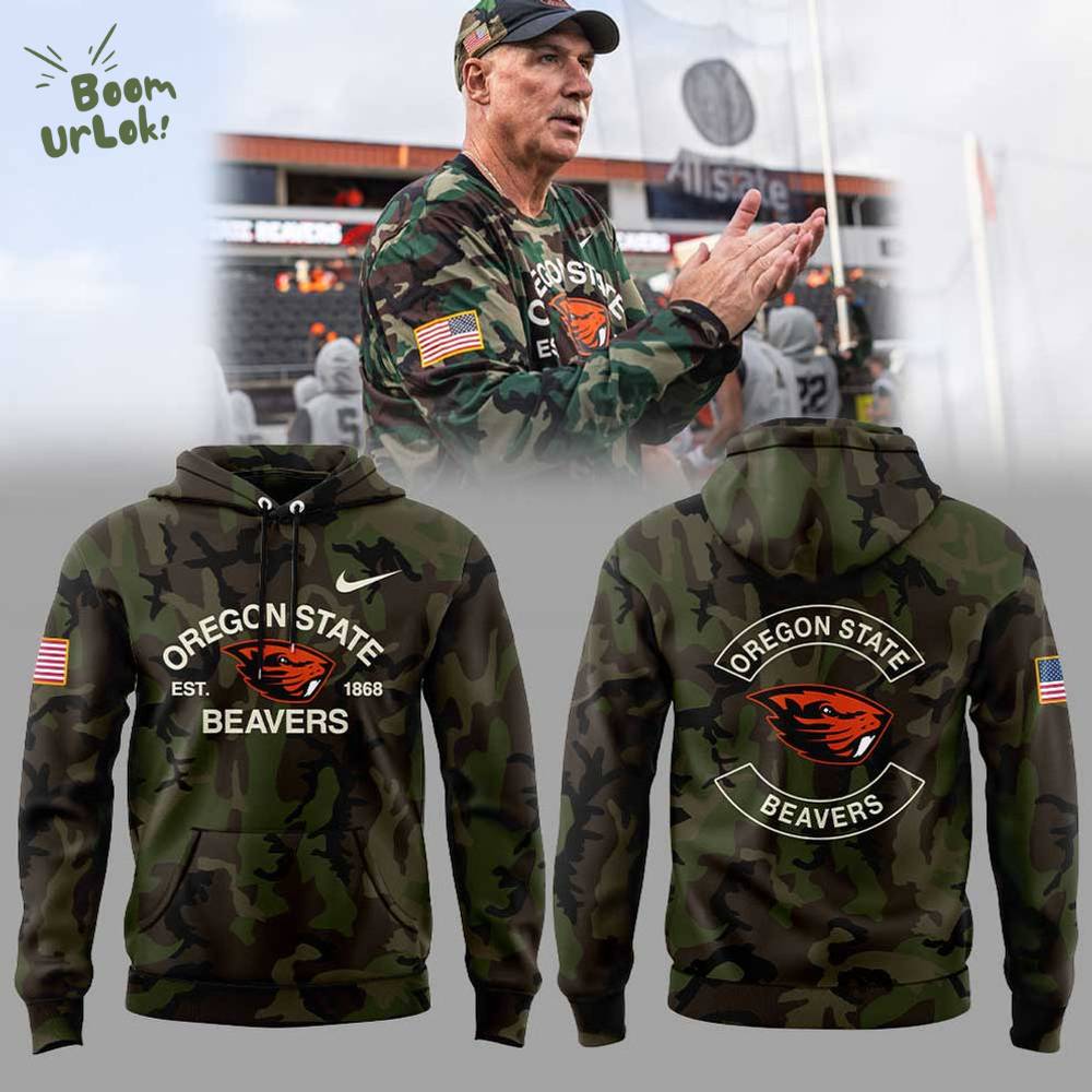 Oregon State Football Military Appreciation Night Combo Hoodie Oregon State Football Military Appreciation Night Combo Hoodie