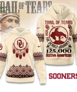 Premium NCAA Oklahoma Sooners Trail Of Tears 3D Hoodie