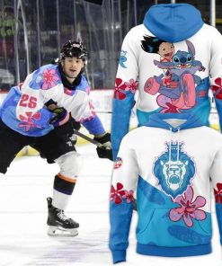 Reading Royals 2025 Lilo & Stitch Night Game-Worn Hoodie