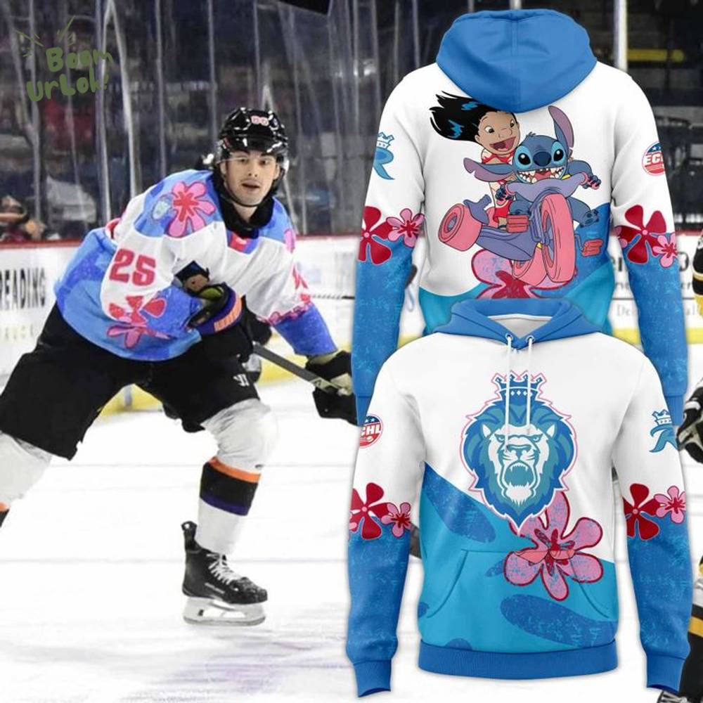 Reading Royals 2025 Lilo & Stitch Night Game-Worn Hoodie Reading Royals 2025 Lilo & Stitch Night Game-Worn Hoodie