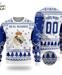 Real Madrid Custom Ugly Christmas sweater