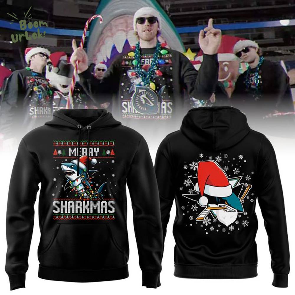 San Jose Sharks Merry Christmas 2025 Hoodie San Jose Sharks Merry Christmas 2025 Hoodie