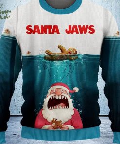 Santa’s Holiday Chaos: Gingerbread Trouble Christmas Ugly Sweat