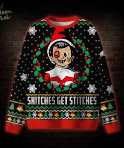 Snitches Get Stitches Vintage Ugly Sweatshirt