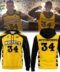 Special New Giannis Antetokounmpo Marquette Basketball Hoodie