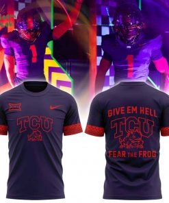 TCU Give em Hell, Fear the Frog Combo Shirt