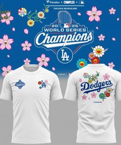 Takashi Murakami x LA Dodgers World Series Champions 2025 T-SHIRT