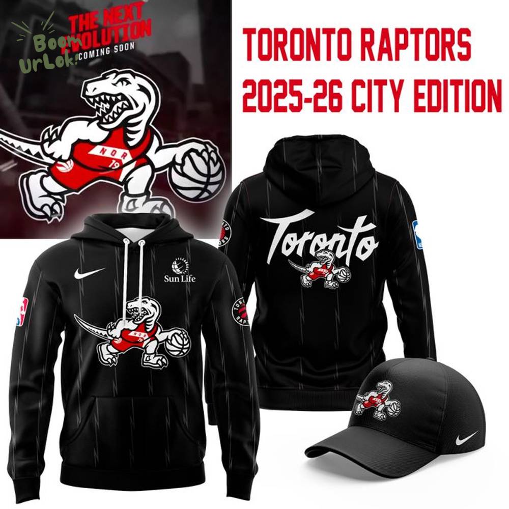 Toronto Raptors 2025-26 City Edition Hoodie Toronto Raptors 2025-26 City Edition Hoodie