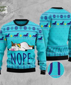 Unicorn Nope – Ugly Christmas Sweat
