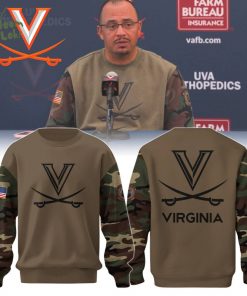 Virginia Football Camo Sweatshirt Limited Edition