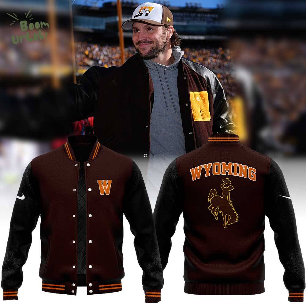 Wyoming Cowboy Football Josh Allen Once a Poke, always a Poke Combo Jacket Wyoming Cowboy Football Josh Allen Once a Poke, always a Poke Combo Jacket