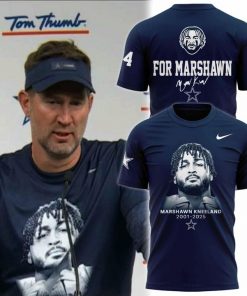“For Marshawn Kneeland 2001-2025” Dallas Cowboys T-Shirt