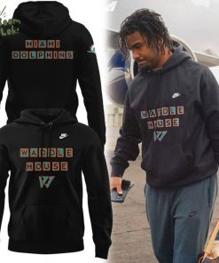 2025 “WADDLE HOUSE” Miami Dolphins Collection Black Hoodie