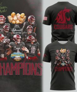 2025 Washington State Cougars “IDAHO POTATO BOWL” Champions T-Shirt