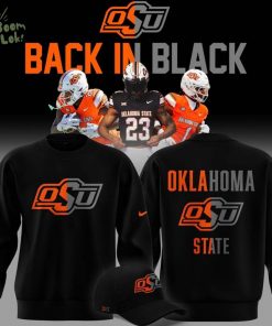 2025 limited edition sweatshirt OSU Cowboy Football “Back In Black”