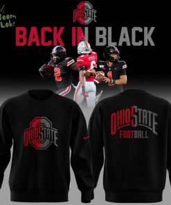 2025 limited edition sweatshirt Ohio State Football “Back In Black”