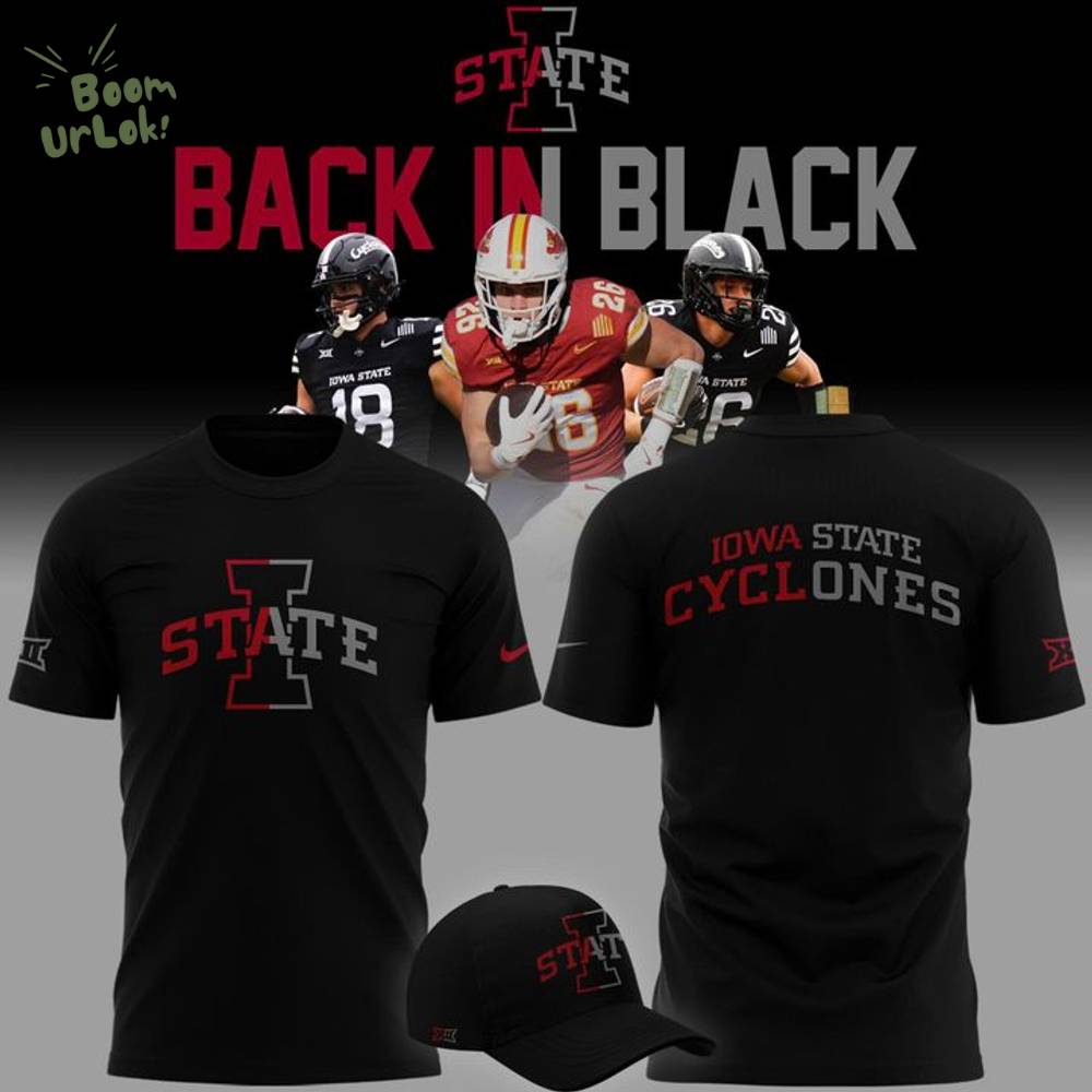 2025 limited edition t-shirt Iowa State Football "Back In Black" 2025 limited edition t-shirt Iowa State Football "Back In Black"
