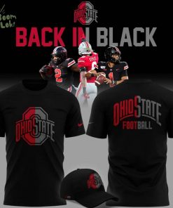 2025 limited edition t-shirt Ohio State Football “Back In Black”